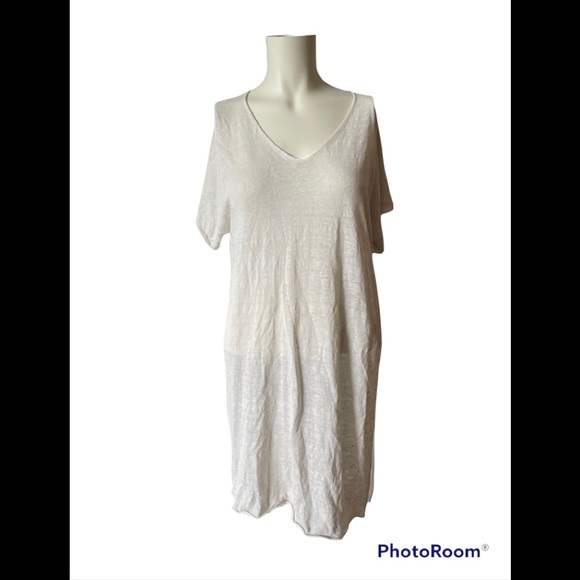 Eileen Fisher Tops - Eileen Fisher Linen Blend Tunic - Sz Medium